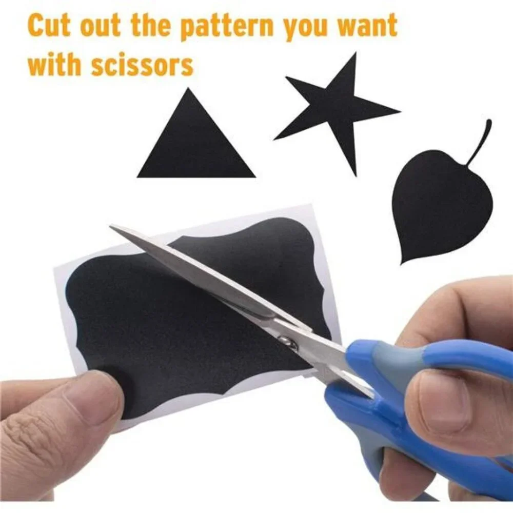 Chalkboard Labels 180pcs with Chalk Marker Waterproof Reusable Jar Stickers